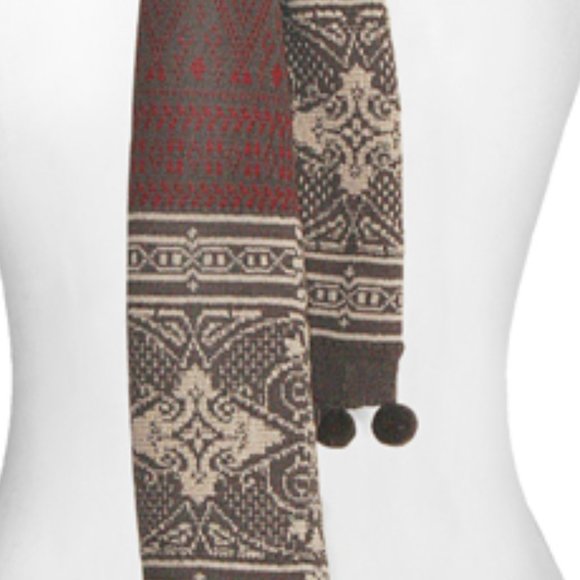 Multi-Pattern Peruvian Alpaca Scarf - Picture 4 of 5